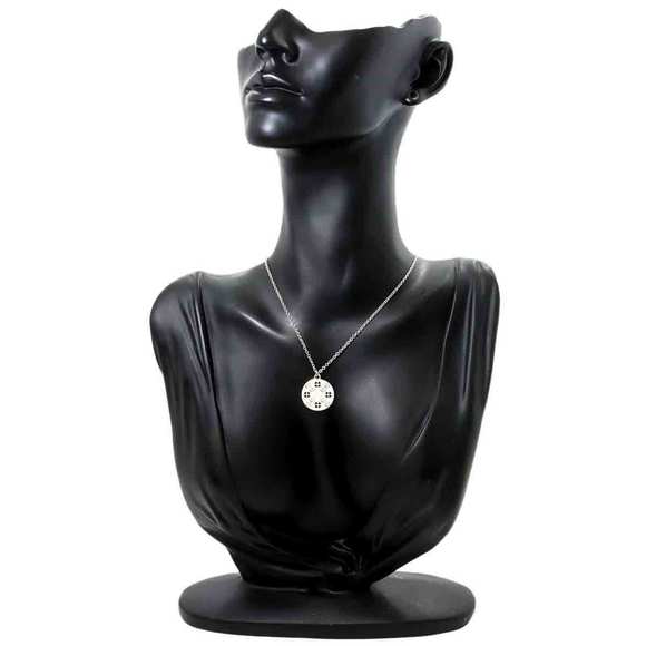 GUCCI Icon Diamond Necklace 48cm K18 WG White Gold 750 - Picture 6 of 7